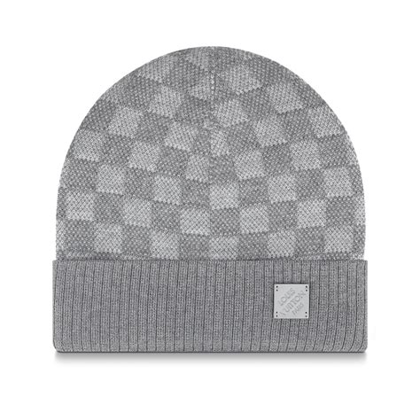 lv bonnet gris|Néo Petit Damier Beanie S00 .